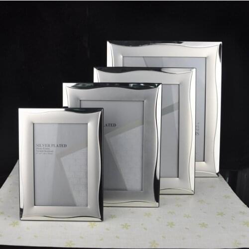 Fashion EU Style Metal Silver Plated Picture Framing for Gifts, Home & Office Decors