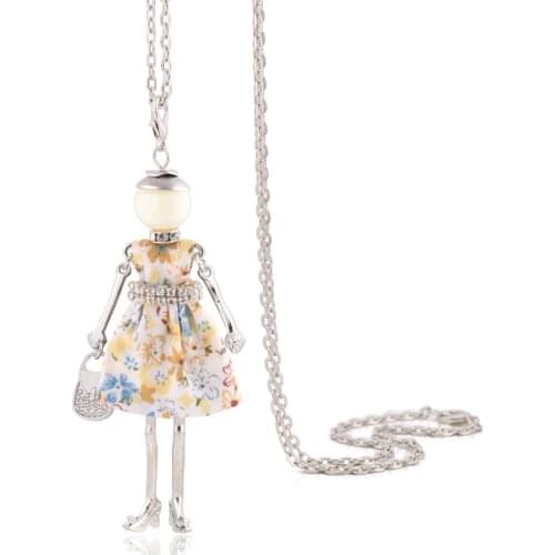 Fashion Statement Pendant Cute Long Women Necklace Hot Sale Charm Lady Jewelry Girl Christmas Gift Wholesale