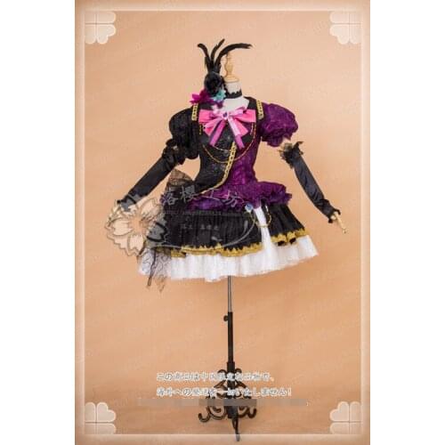 [Customize] BanG Dream! Roselia Udagawa Ako Player Drummer Stage Cosplay Costume Lolita Uniform Dress Halloween Party Suit For