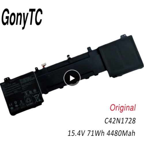 Original C42N1728 Laptop Battery For Asus ZenBook Pro UX550GE-E2019T BN005R UX580GD-BN060T BN085T U5500 UX550GD UX580GE