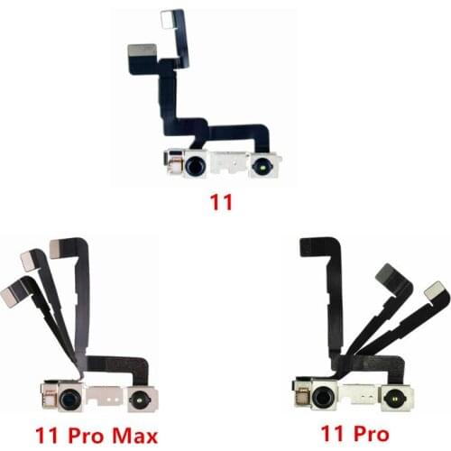 Original Small Front Flex Cable For iphone 11 Pro Max Facing Camera Front Camera Ribbon Right Proximity Sensor Repair Part