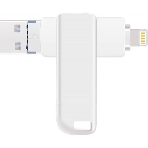 OTG Usb flash drive for iphone 13/12/11/X/9/8/7/6/5s USB3.0 Pendrive 256gb 128gb 64gb 16gb 32gb memory stick 3 in 1 u disk