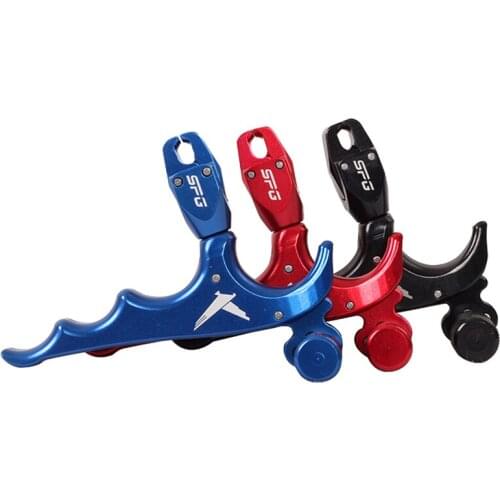 SPG WOLF 440C 3 Finger Stainless Steel Release Aid Archery Caliper Release for Compound Bow Archery Arrows and Bow Release