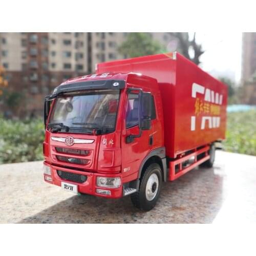 Alloy Model Gift 1:24 ScaleChina FAW Long VH Delivery Van Truck Vehicles DieCast Toy Model Collection Decoration