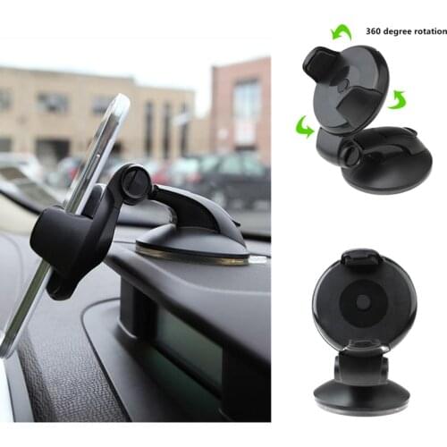 Universal Car Mobile Phone Holder 360 Degree Rotation Automobiles Smartphone Bracket Adjustable Mounting Suction Cup Holder