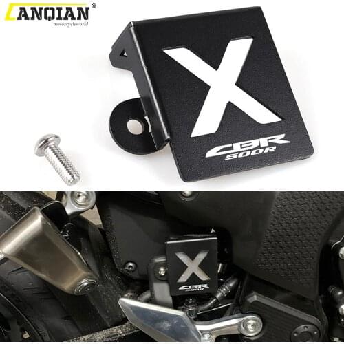 Motorcycle CNC Aluminium Rear Brake Fluid Reservoir Cover Protective Gurad FOR Honda CBR500R CBR 500R 2019 2020 2021 Accessories