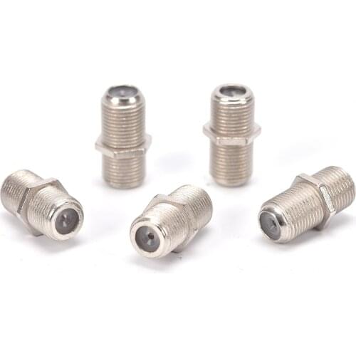 10PC F Type Coupler Adapter Connector Female F/F Jack RG6 or RG59 /1pc SMA RF Coax Connector / F Male Plug Coaxial Connector