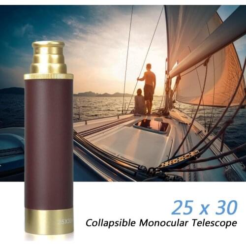 25x30 Monocular HD Telescope Pirate Telescope Outdoor Hunting Optical Astronomy Portable Monocular Telescope Fixed Zoom