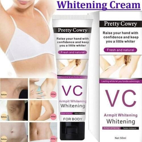 50ml Body Whitening Cream Moisturizing Nourishing Armpit Repair Bleaching Cream Leg Knees Private Parts Remove Melanin Skin Care
