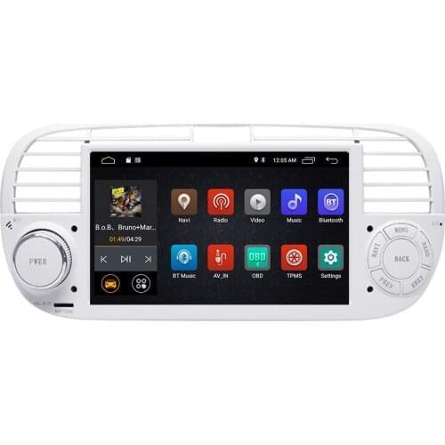 CarPlay autoradio Android10 eight Core Car Dvd media Player FOR FIAT 500 Radio Multimedia Buit in DPS CAR GPS NAVIGATION wifi 4g