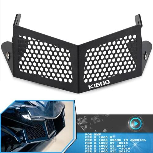FOR BMW K1600B K1600 Grand America K1600GT K1600GTL 2021 All Years Motorcycle Accessories Headlight Grille Protector Guard Cover