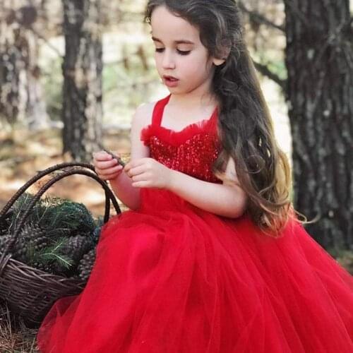 Summer Girl Kids Princess Dress for Girls Cream White Red Sleeveless Party Dress High Low Beach Dress Baby Clothes Sweet Baby