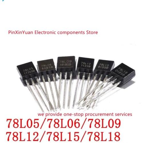 20PCS/LOT NEW WS 78L05 78L06 78L09 78L12 78L15 78L18 TO-92 voltage regulator In stock