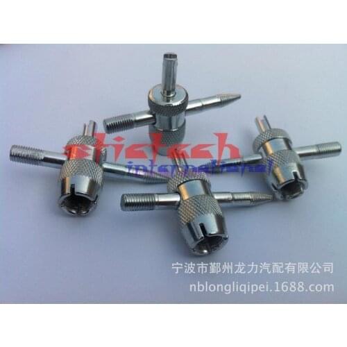 By DHL or Fedex 1000pcs Universal 4 Way Car Truck Tire Screwdriver Valve Stem Core Remover Installer Tool Repair Tools