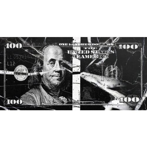 Vintage Hd Prints Abstract Pictures Home Decoration 1 Pieces Dollar Painting Canvas Modern Poster Wall Art For Living Room Decor