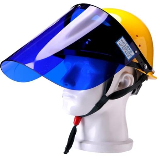 Safety Helmet with Heat insulation Face screen Industrial welding Furnace Worker Anti Splash Safety Visor Hard Hat