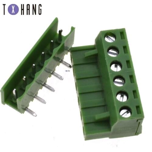 10pcs 5.08 5.08mm KF2EDG PCB Screw Terminal Block Connector PLUG PIN HEADER SOCKET Right Angle 2/3/4PIN