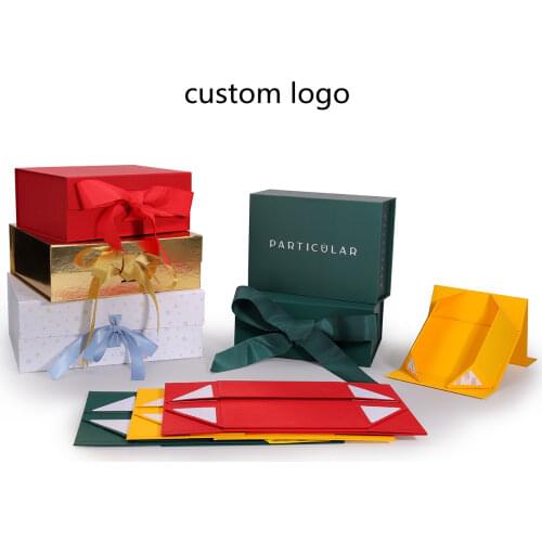 10Pcs/Lot custom paper box Book shape folding packing magnetic gift box,customized box insert for gift packaging