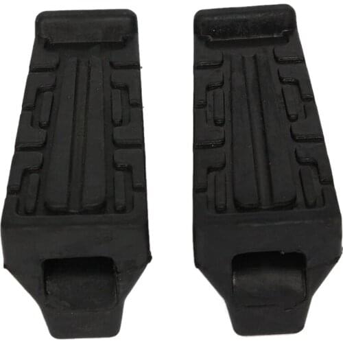 2Pcs Front Foot Rest Peg Rubbers Footrest Handlebars for Yamaha YBR 125