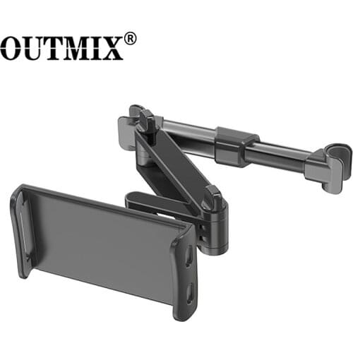 360 Degree Rotating Tablet Stand for iPad Car Pillow Mobile Phone Holder Tablet Stand Back Seat Headrest Mount Bracket 5-11 Inch