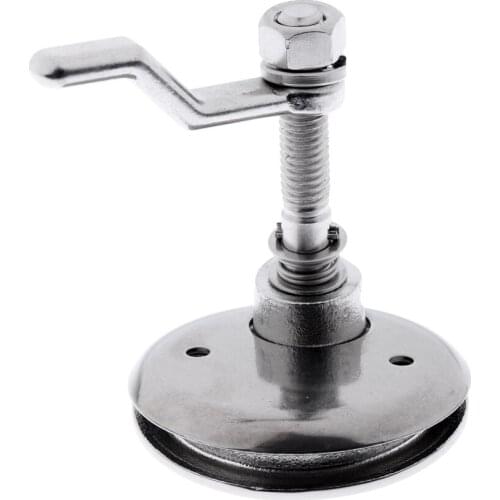 63mm Silver Boat Floor Buckle Hatch Latch Flush Turning Lift Handle 316 Stainless Steel Locking Marine Hardware