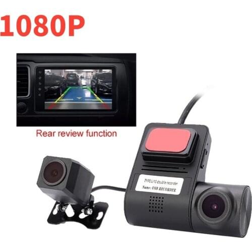 Car Dvr video recorder Big Screen Machine Usb Black Box Dashcam 1080p Android Dash Cam car With front and rear dual cameras