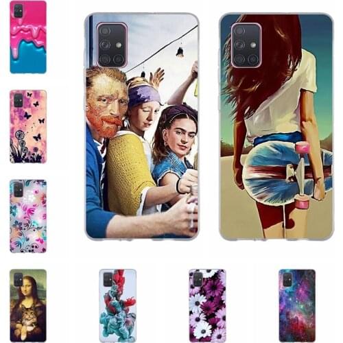 TPU Case For Samsung Galaxy A71 Case Soft Silicone Back Cover For Samsung Galaxy A71 A7 1 A 71 A715F Phone Case Funda Capa Coque