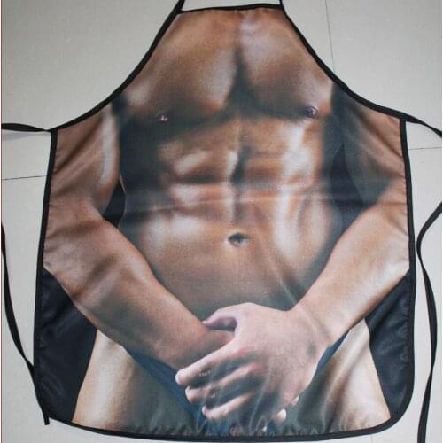 1PC Hot Sale New Dinner Party Novelty Funny Sexy Cooking Home BBQ printed Apron NF 003