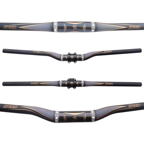 FCFB Full Carbon Fiber MTB road Bicycle Handlebar mtb mountain bike Flat rise bent bar 31.8*700/720/740/760mm bicicleta