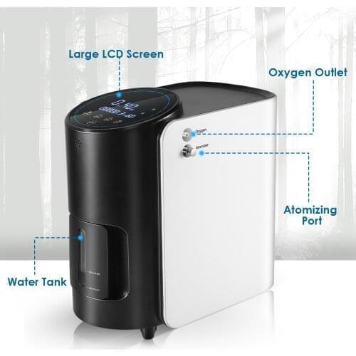AUPORO 1-7L/min O2 Oxygen Concentrator Oxygen Making Machine Oxygene Generator concentrateur d’oxygene No Battery Oxygen Machine