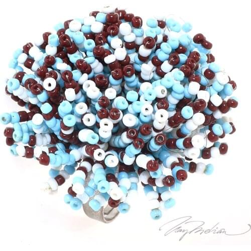 Beaded ring CORALITO Beach Collection CROWN EXPIRED