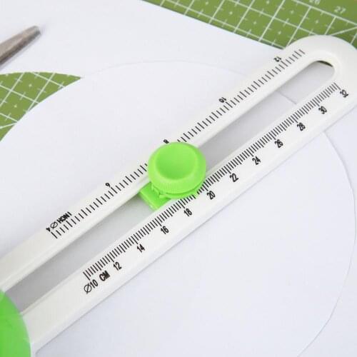 Round Cutter Paper Cutter Shear Knife Model Patchwork Disc Knife Round Paper Clip Card Cutting Machine Office Supplies