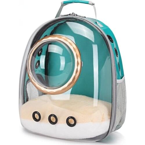 Fashion Personalized Panoramic Transparent Space Cat Pet Backpack Breathable Not Stuffy