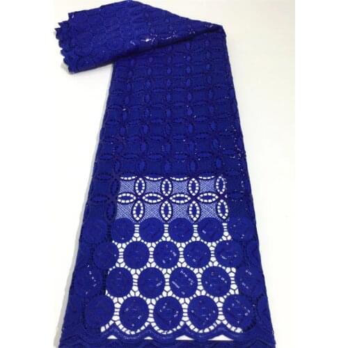 NI.AI Fashionable Skin Friendly Guipure Lace Fine Cotton Textured African Cord Lace Cupion Fabric Occasional Couple Wear NI5085