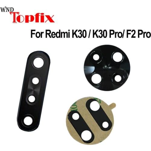 Original Rear Back Camera Lens Glass For Xiaomi Redmi k30 Pro Camera Lens With Adhesive Poco F2 Pro Camera Lens Glass K30 Lens