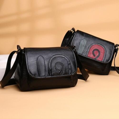 Flower Print Crossbody Bag For Women 2021 Large Capacity Tote Bags Multi Pockets Pu Leather Shoulder Bag Female Flap Hand bags