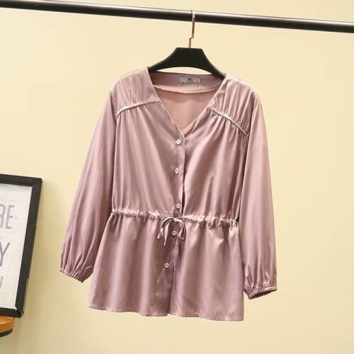 Slim waist chiffon women loose blouse 2020 new plus size spring summer casual ladies pullover shirts female tops oversize