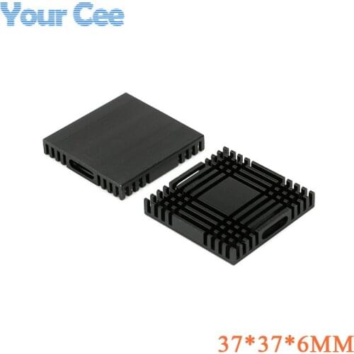 1 pc 37*37*6mm Heatsink Radiator Cooler Cooling Fin Aluminum Heat Sink 37X37X6mm