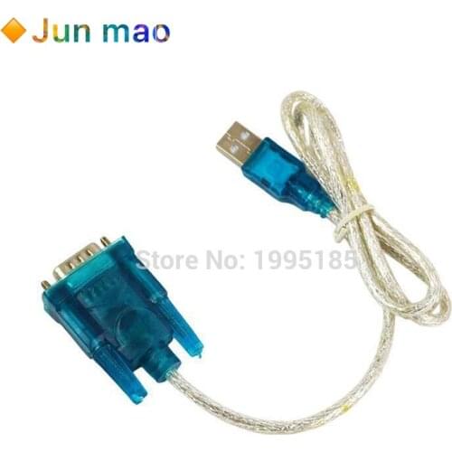 2016 New 1PCS RS-232 HL-340 USB to RS232 HL340 COM Port Serial PDA 9 pin DB9 Cable Adapter Support Windows7 64