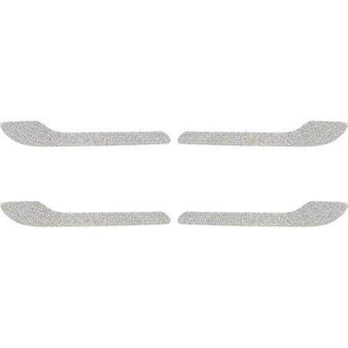 4x for T-esla Model 3Y Car Door Handle Paint Scratch Protector Sticker Auto Doors Handles Scratch Cover Guard Protective