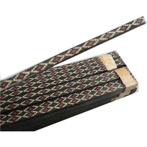 50STRIP LUTHIER FIGURED BINDING XL-69,Measures 5mm x1.5mm thick and 640mm long