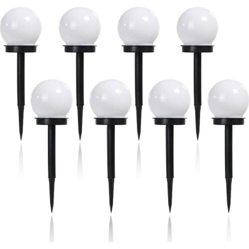 8pcs/lot Solar Light Outdoor Waterproof Garden Lights Lawn Lamp Home Decor Lighting Yard Pathway Landscape Lamps