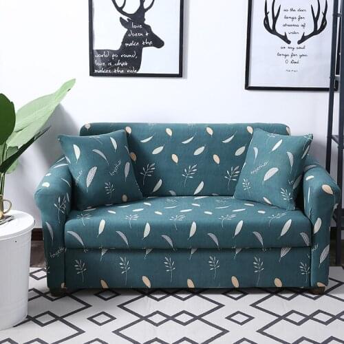 1/2/3/4 Seater Floral Sofa Cover Elastic Removable Corner Sofa Covers Stretch Universal All-inclusive Slipcovers For Living Room