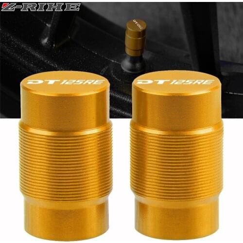 Motorcycle CNC Accessorie Wheel Tire Valve Stem Caps CNC Airtight Covers For Yamaha DT125RE DT 125RE 2004-2007 2005 2006