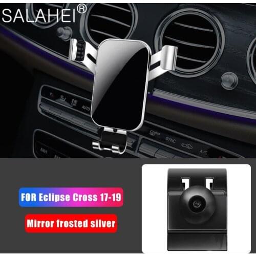 For Mitsubishi Eclipse Cross 2017 2018 2019 Fashion 1 Set Plastic Alloy Car Bracket Mobile Phone Holder Air Vent Mount GPS Stand