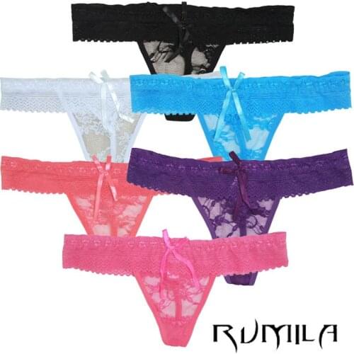 Cotton Womens Sexy Thongs G-string Underwear Panties Briefs For Ladies T-back 4pcs/Lot,86223