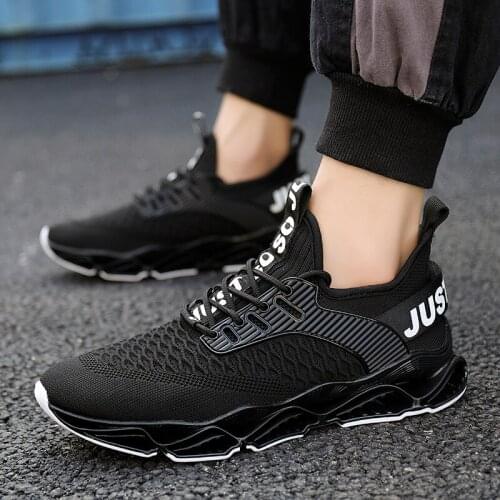 2019 Super Cool Breathable Running Shoes Men Sneakers Bounce Summer Outdoor Sport Shoes Professional Training Shoes Plus Size 47