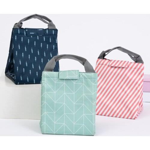 Hand Bento Lunch Box Bag Cold Insulated Bag Outdoor Picnic Ice Freshness Bag Bento Bag Lunch Box Bag