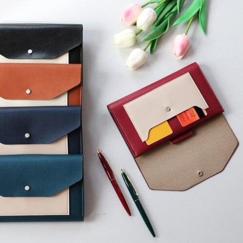 Fashion Notebook For Man Women Diary Notepad Vintage Note Book Stationery Gift Traveler Notebook 1 Cover 3pcs books