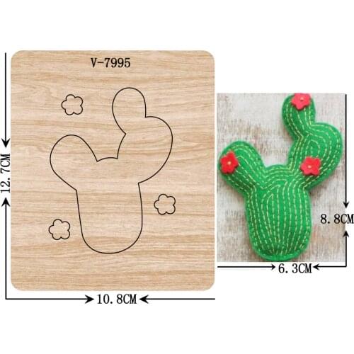New cactus wooden dies cutting dies for scrapbooking Multiple sizes V-7995